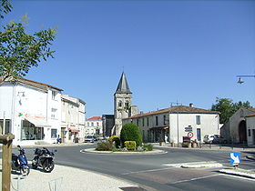 Le centre-bourg du Gua