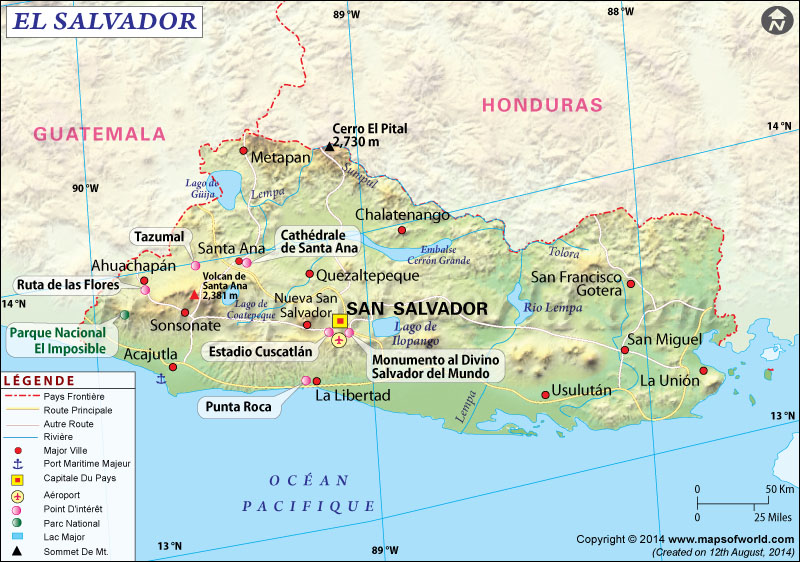 Carte El Salvador