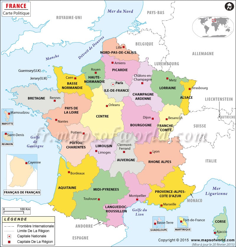 Carte de France