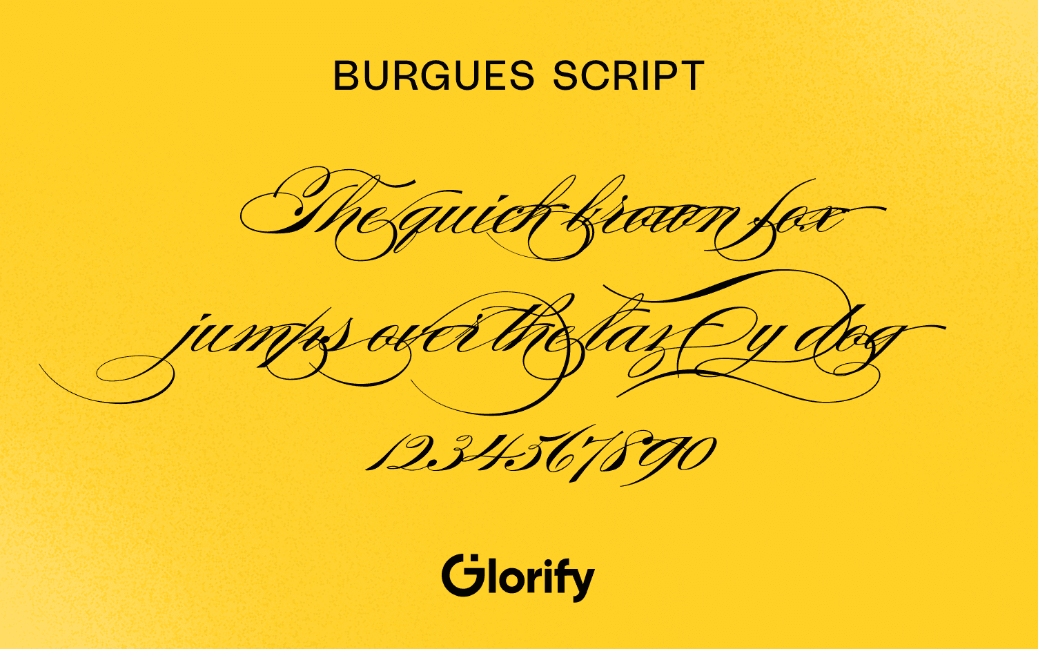 Burgues Script Cursive font