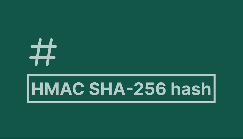 HMAC SHA-256 Hash Generator