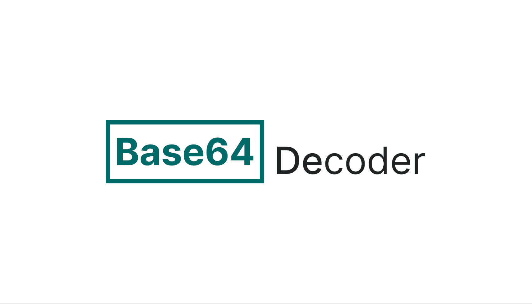 Base 64 Decoder