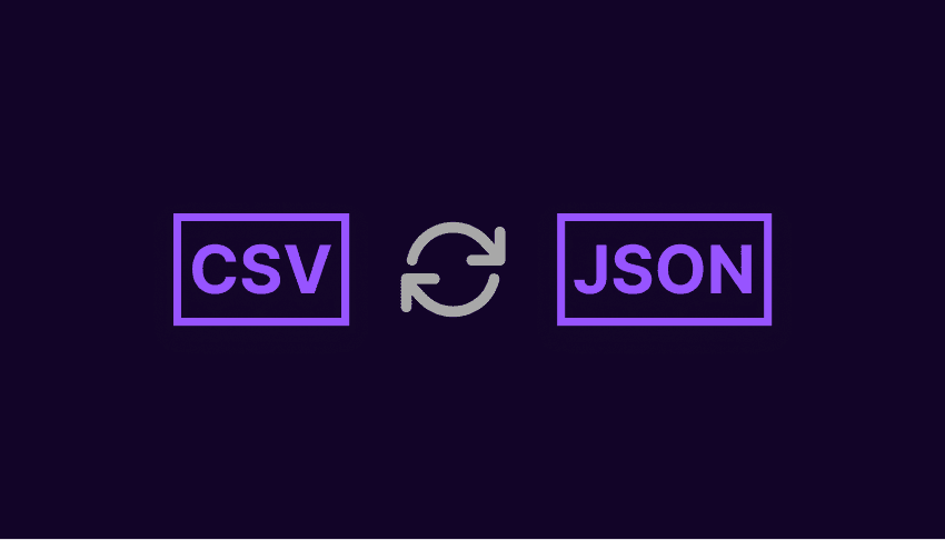 CSV To JSON format converter