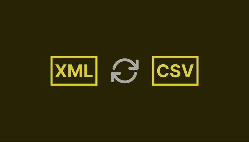 XML To CSV format converter