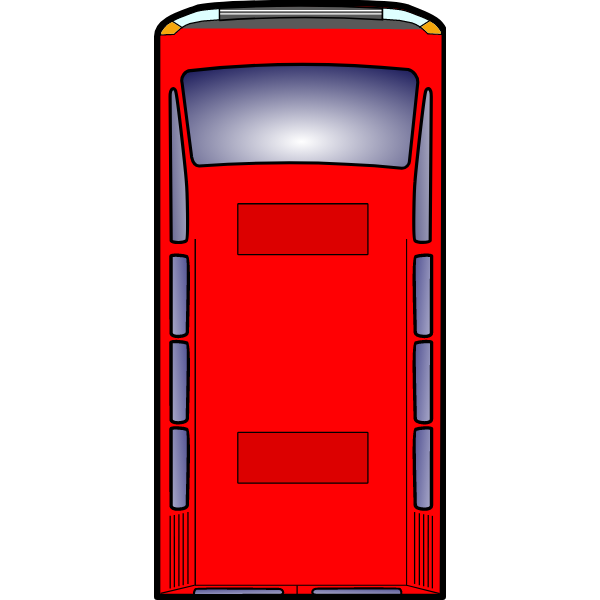 van red top-view