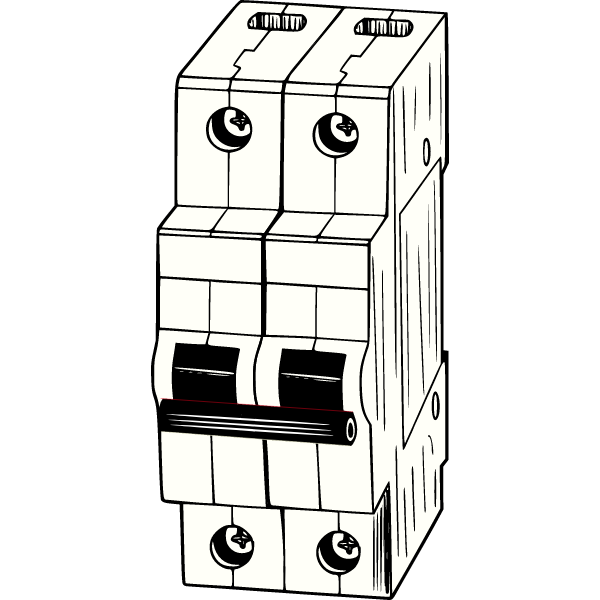 Circuit breaker 2 poles