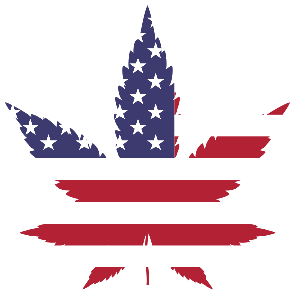 Marijuana American Flag