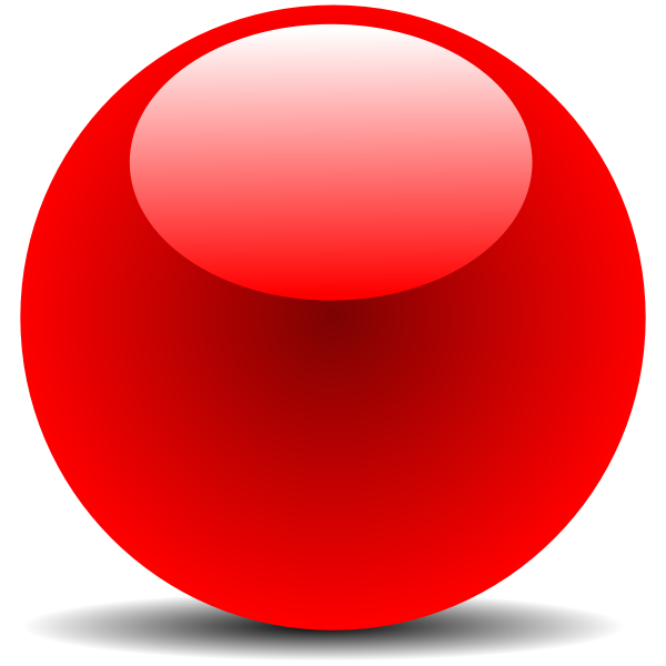 Red Chrome Button