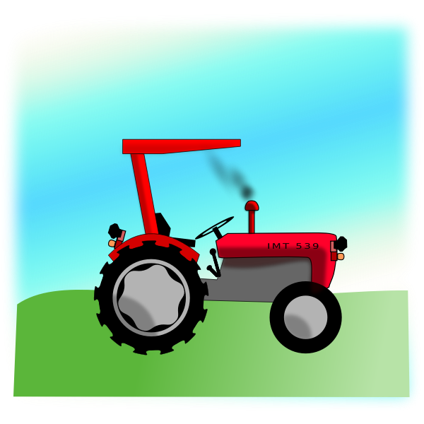 Red tractor