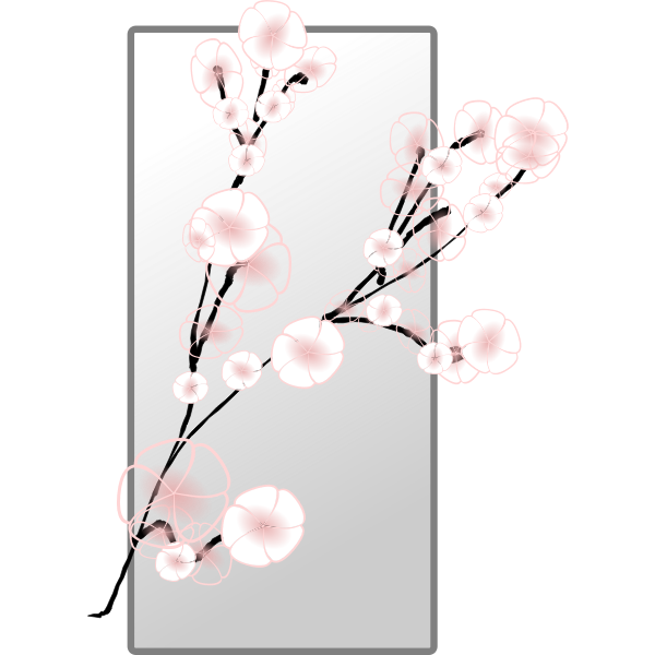 Spring blossom vector graphics