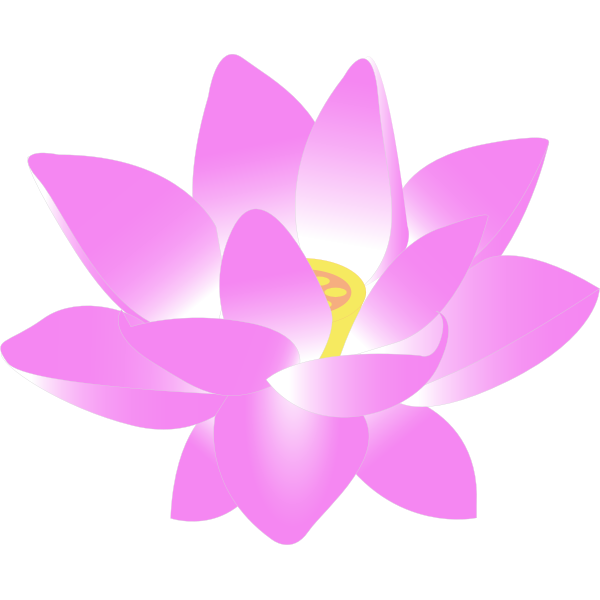 Vector clip art of lotus blossom