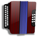 Accordion cartoon clip art