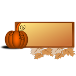 Fall border vector illustration