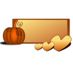 Fall border vector image