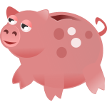 Piggy Bank Vector Art