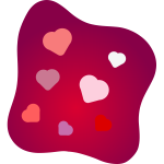 Love cushion vector image