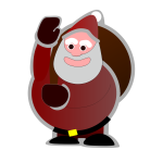 Sweet Santa Claus vector