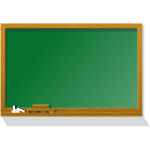 Vector illustration of blackboard