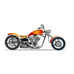 Chopper color clip art