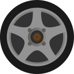 Car Wheel Tire Vector