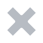 Vector image of a stop cross icon