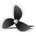 Vector illustration of propeller