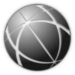 Gray globe icon vector image