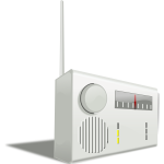 Kitchen radio receiver vector image