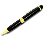 Pen vector clip art 2