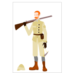 Hunter vector image