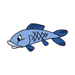 Blue fish