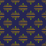 Crown seamless pattern