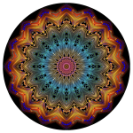 Prismatic Mandala Line Art 10