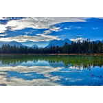 Surreal Lake Reflection