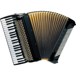 Piano accordion (vectorized)