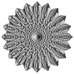 Grayscale Mandala