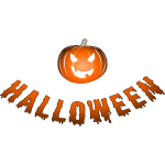 Halloween orange logo