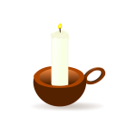 Candlestick vector image