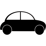 Simple car silhouette