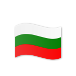 Bulgarian flag wavy