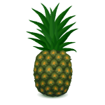 Green pineapple vector image