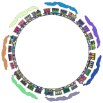 Toy Train Outline Frame 3