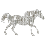 Decorated Horse Crystal