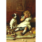 Girl with dog 2