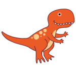 Dinosaur 3 T-Rex with Feet