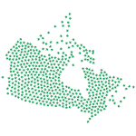 Marijuana Canada Map Green