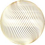 Spiral Sphere Gold No BG