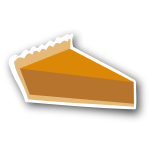 Pumpkin Pie Sticker