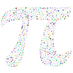 Pi Symbol Prismatic Pattern