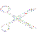 Openclipart Scissors Fractal II Prismatic